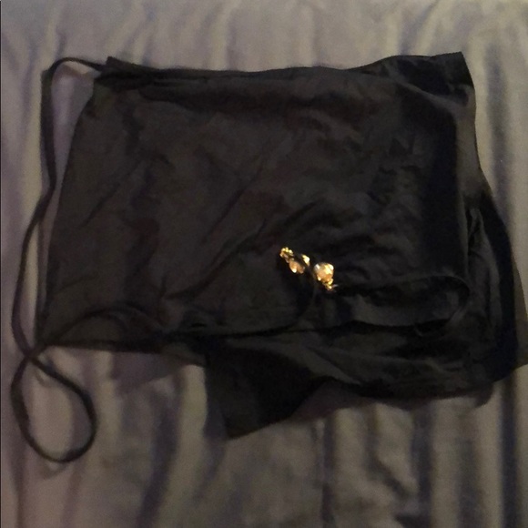 Fendi Other - Vintage Fendi black bikini bottom coverup